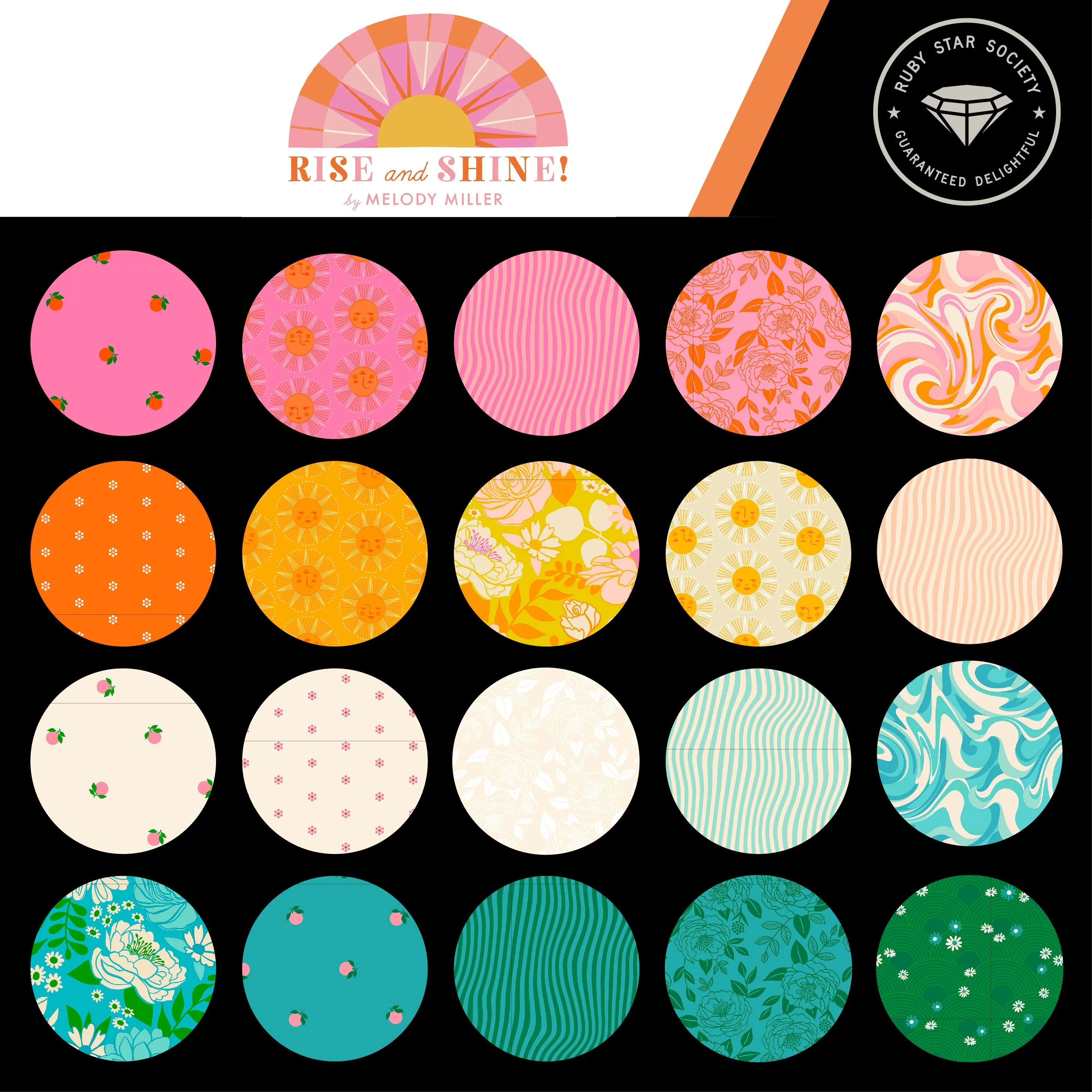 10 x 10 - Layer Cake -  Rise and Shine by Melody Miller for Ruby Star Society