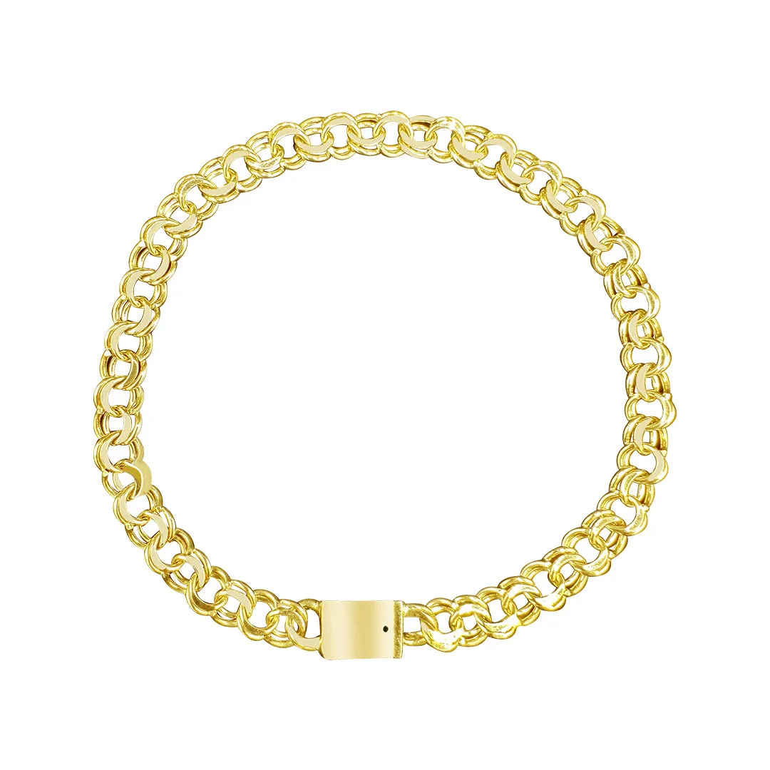 10K Yellow Gold Chino Link Bracelet