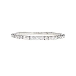 12.67CT White Diamond Stretch Tennis Bracelet