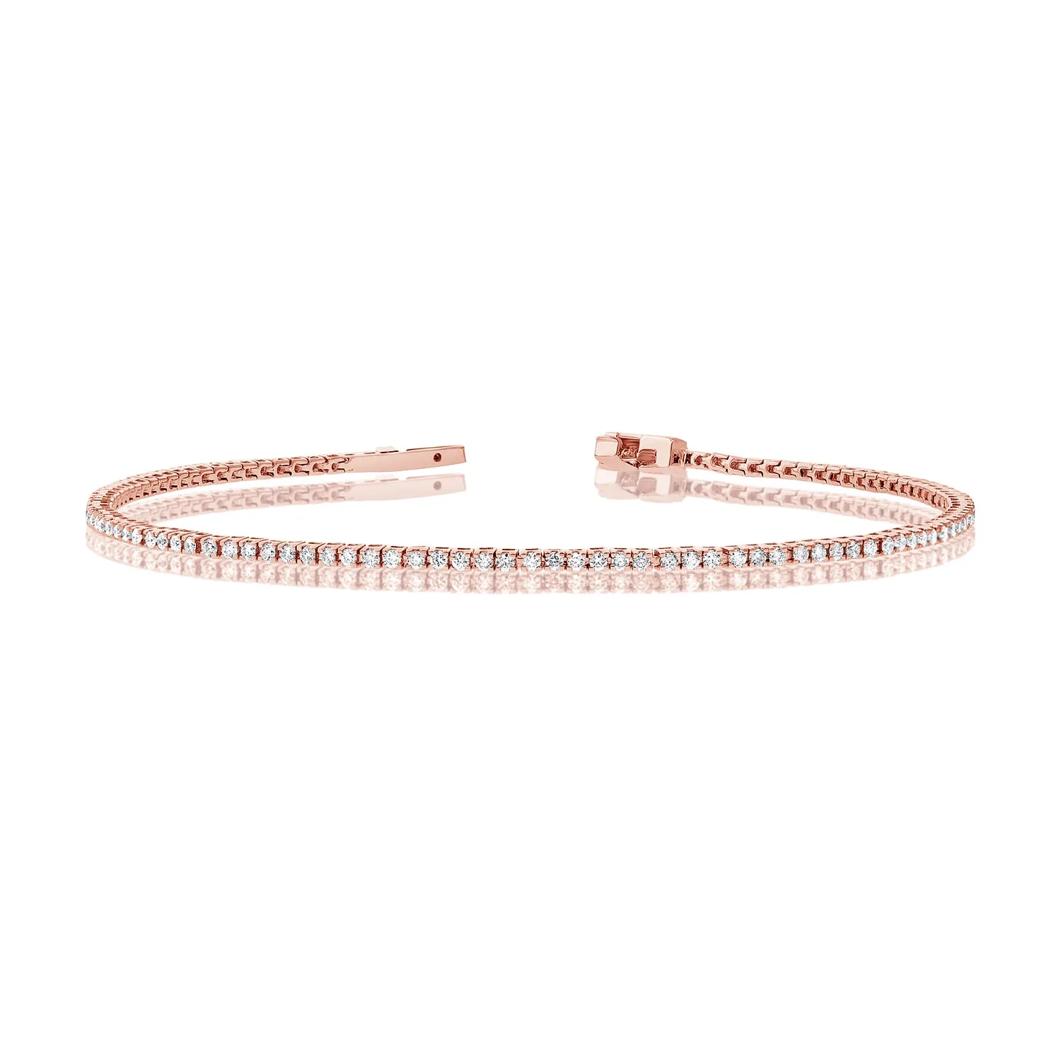 14k Gold & Diamond Tennis Bracelet - 0.99ct