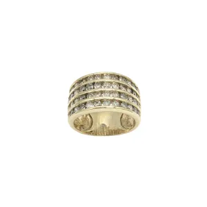 1.50 Carat 4 Row Diamond Band