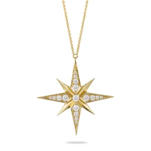 18K Yellow Natural Diamond 18 inch Necklace