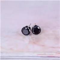 2017 new jewelry 8mm Imitation Zircon stud earrings color Statement earring for Girls gift for woman