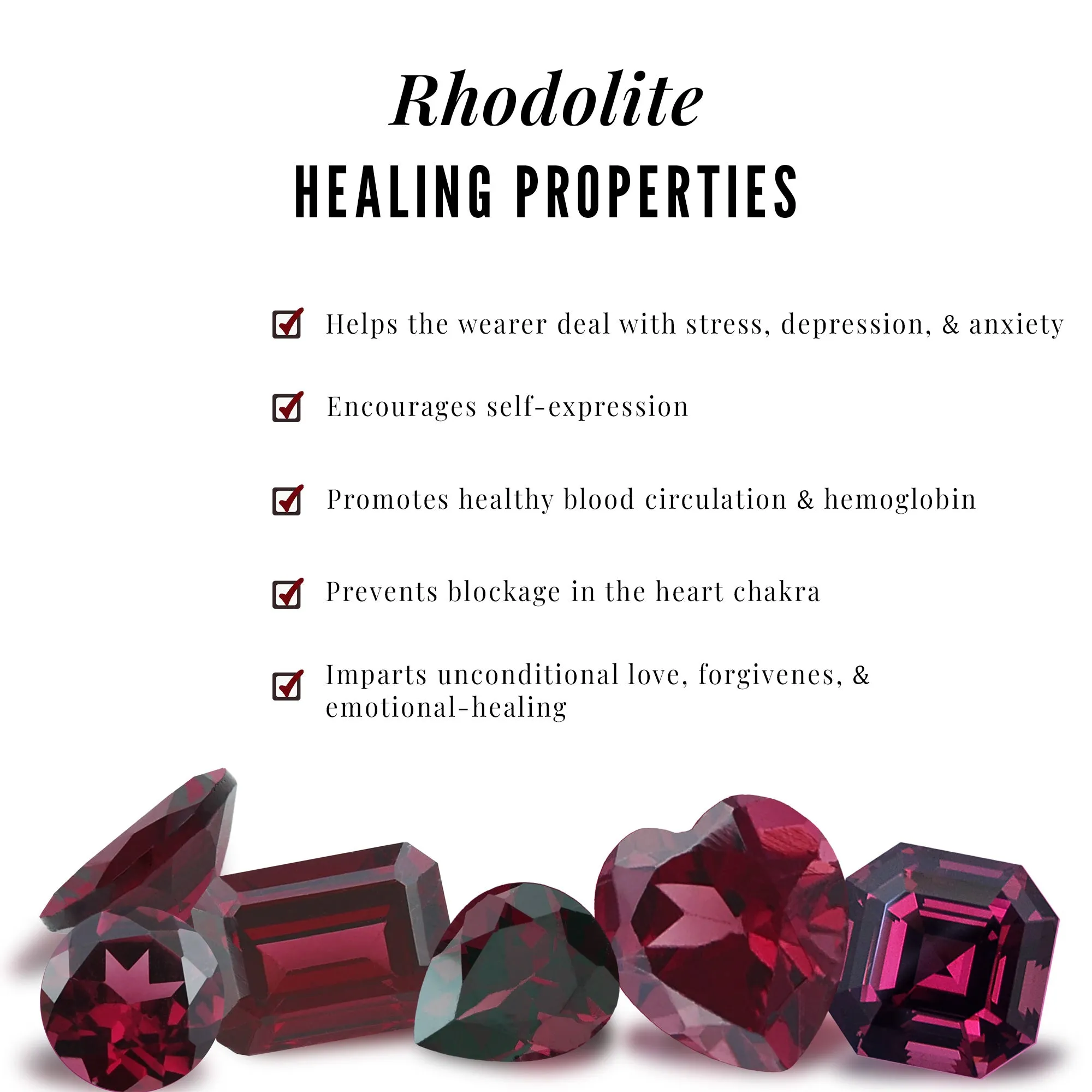 2.50 CT Cushion Cut Rhodolite and Diamond Bridal Ring Set