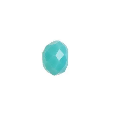 4mm Opaque Turquoise Rondelle Chinese Crystal Beads
