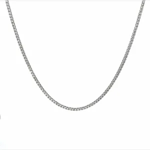 7.9ct Diamond Tennis Necklace