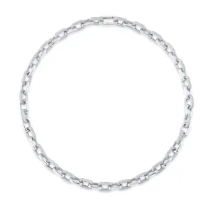 8.72CT DIAMOND PAVE LINK NECKLACE
