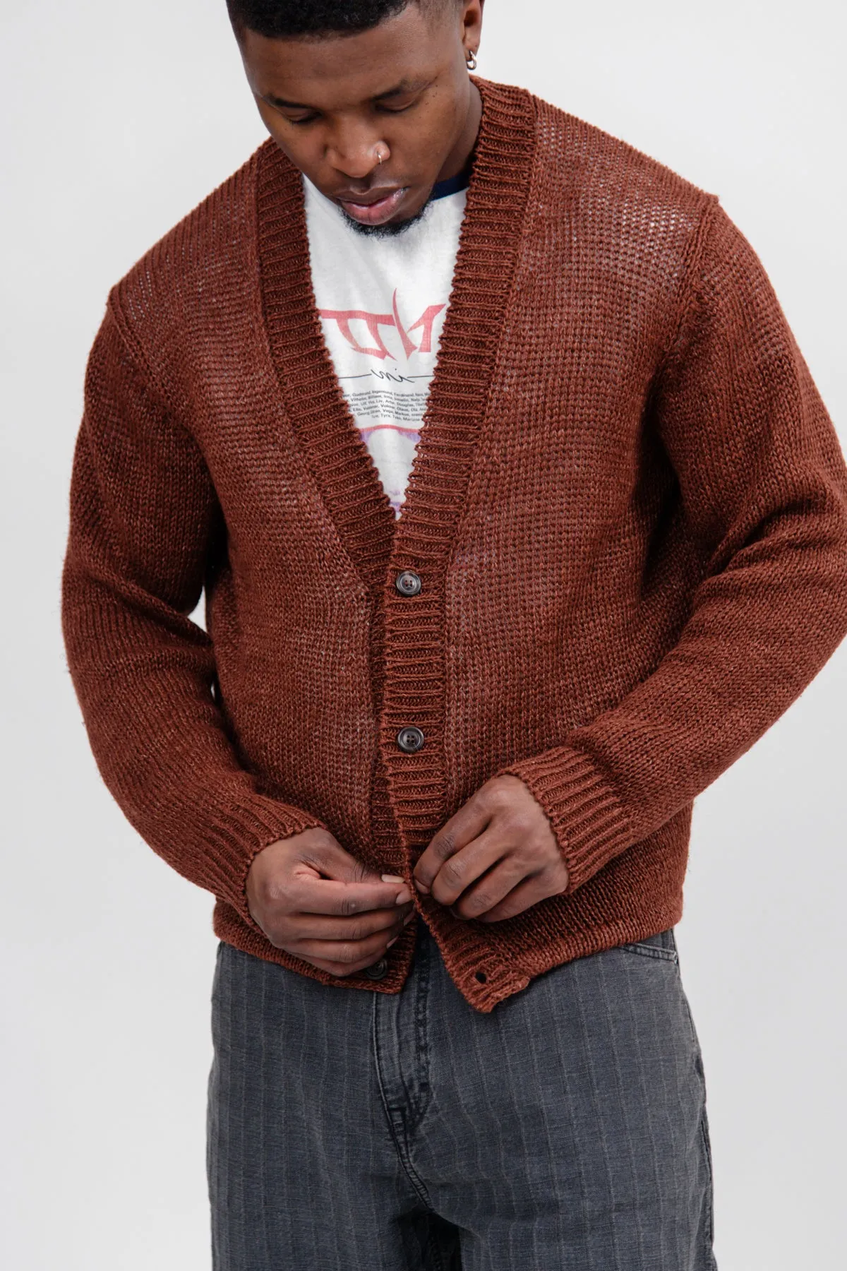 Academy Cardigan Ruby Magnificent Hemp M2243AR