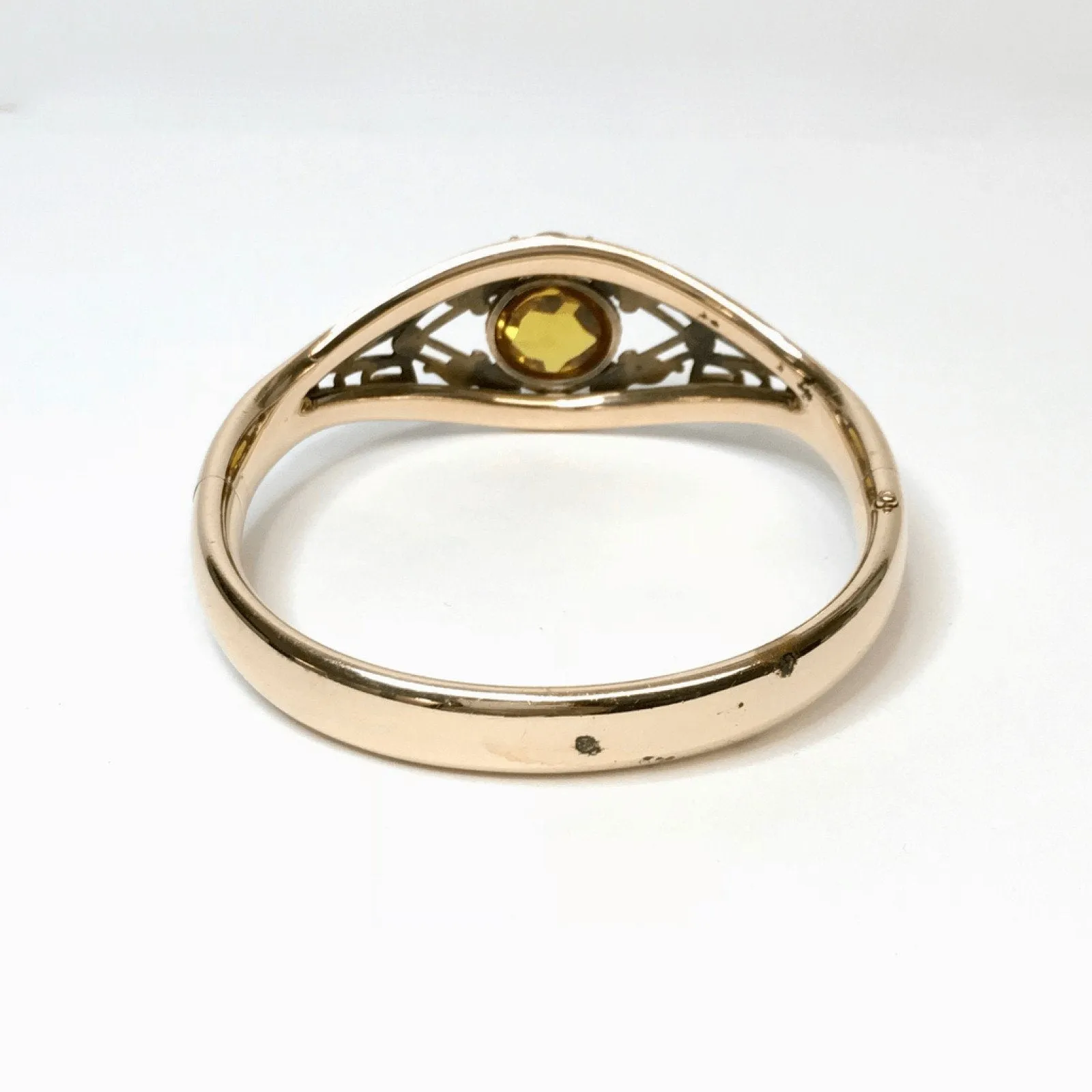 Antique Filigree Design Bangle Bracelet