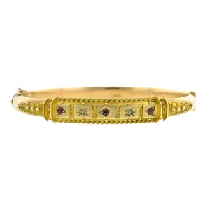 Antique Ruby & Diamond Bracelet