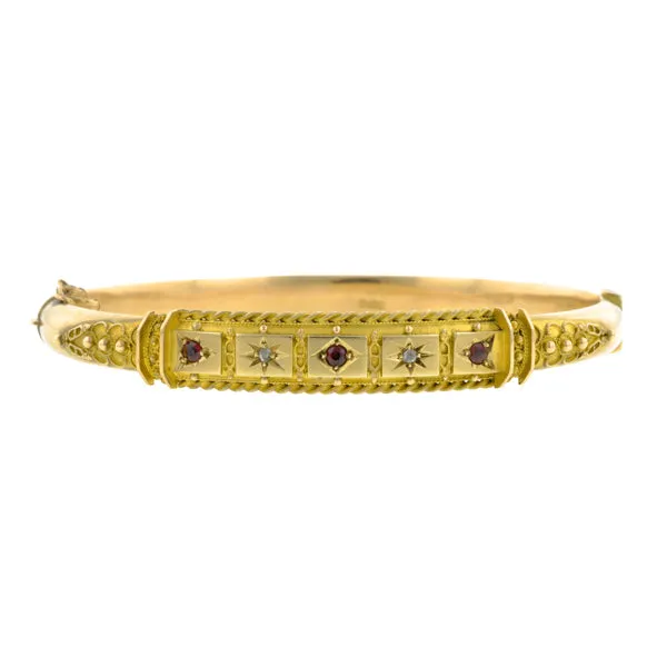 Antique Ruby & Diamond Bracelet