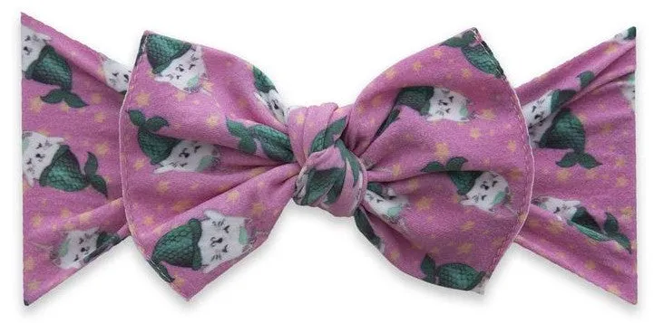Baby Bling Kitty Magic Printed Knot Headband