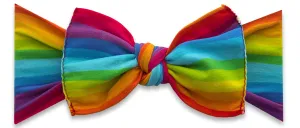Baby Bling Rainbow Bright Printed Knot Headband *Basically Bows & Bowties EXCLUSIVE*