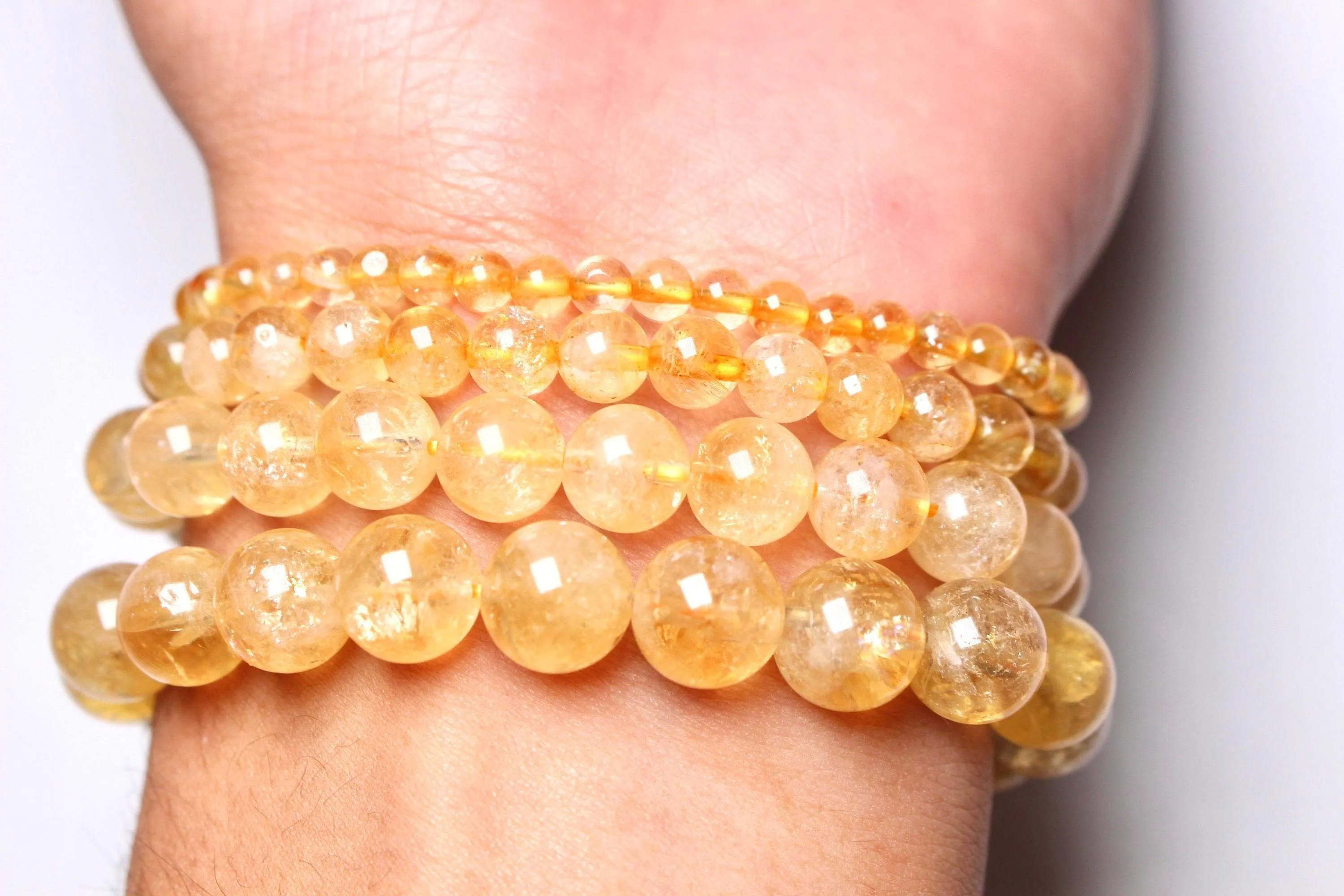 Bracelet Citrine A  chauffée