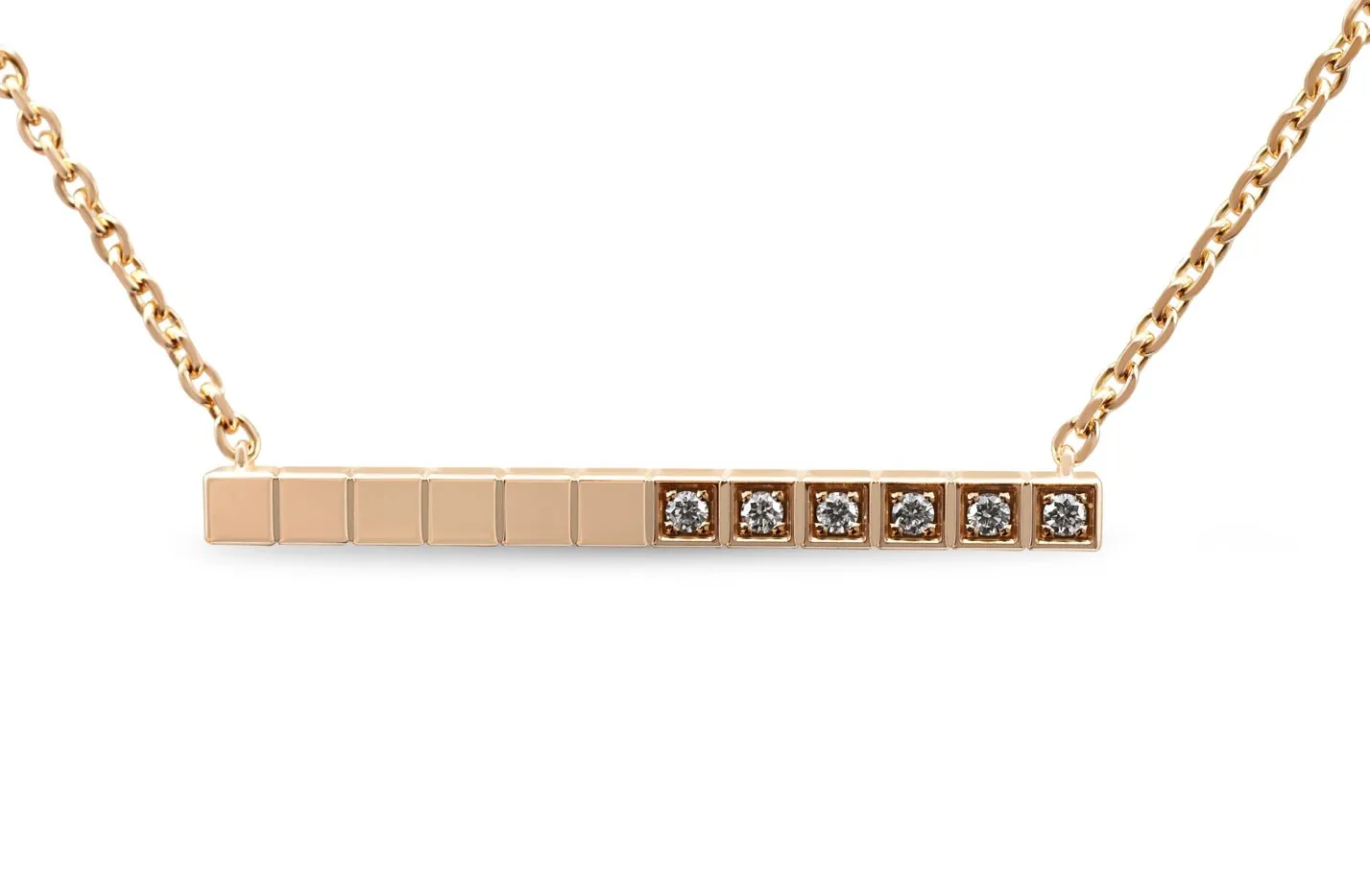 Chopard Ice Cube Necklace Half Set - 18ct Rose Gold