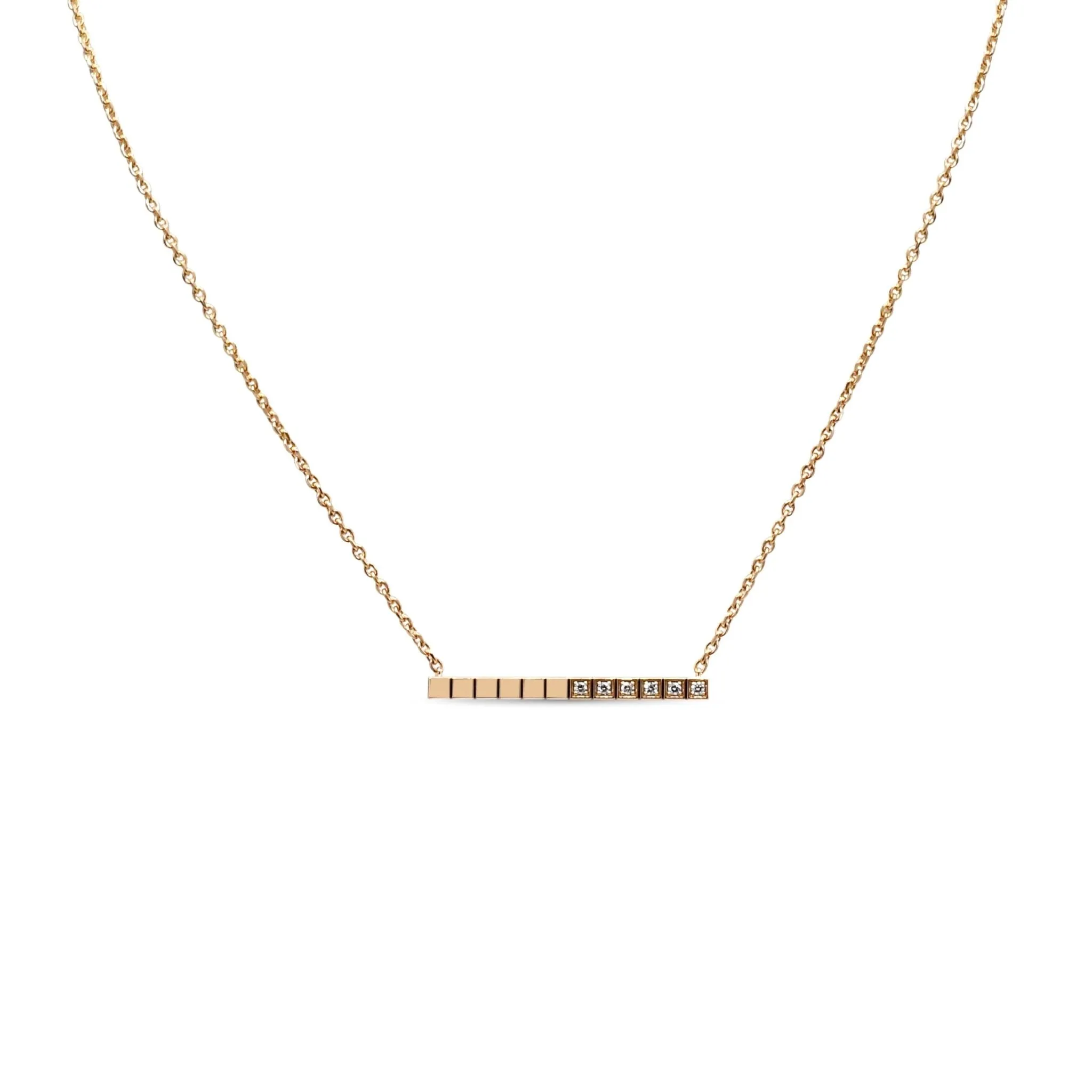 Chopard Ice Cube Necklace Half Set - 18ct Rose Gold