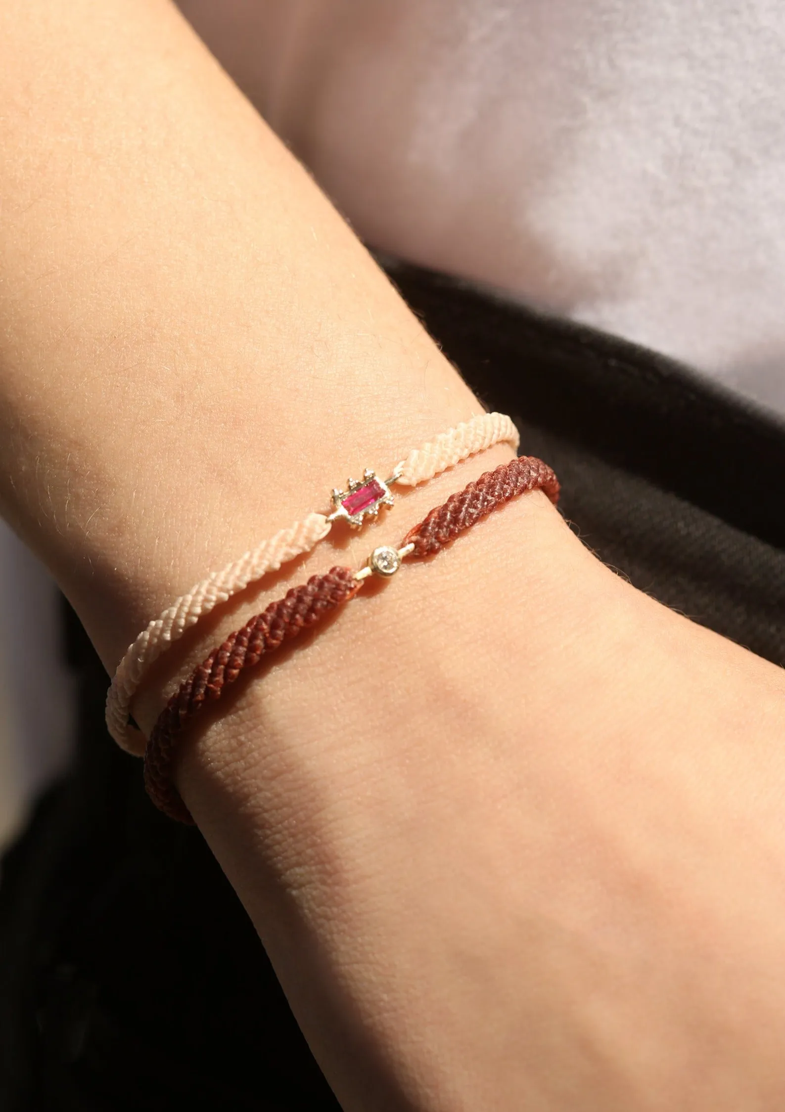 Classic Diamond Bracelet in Rust