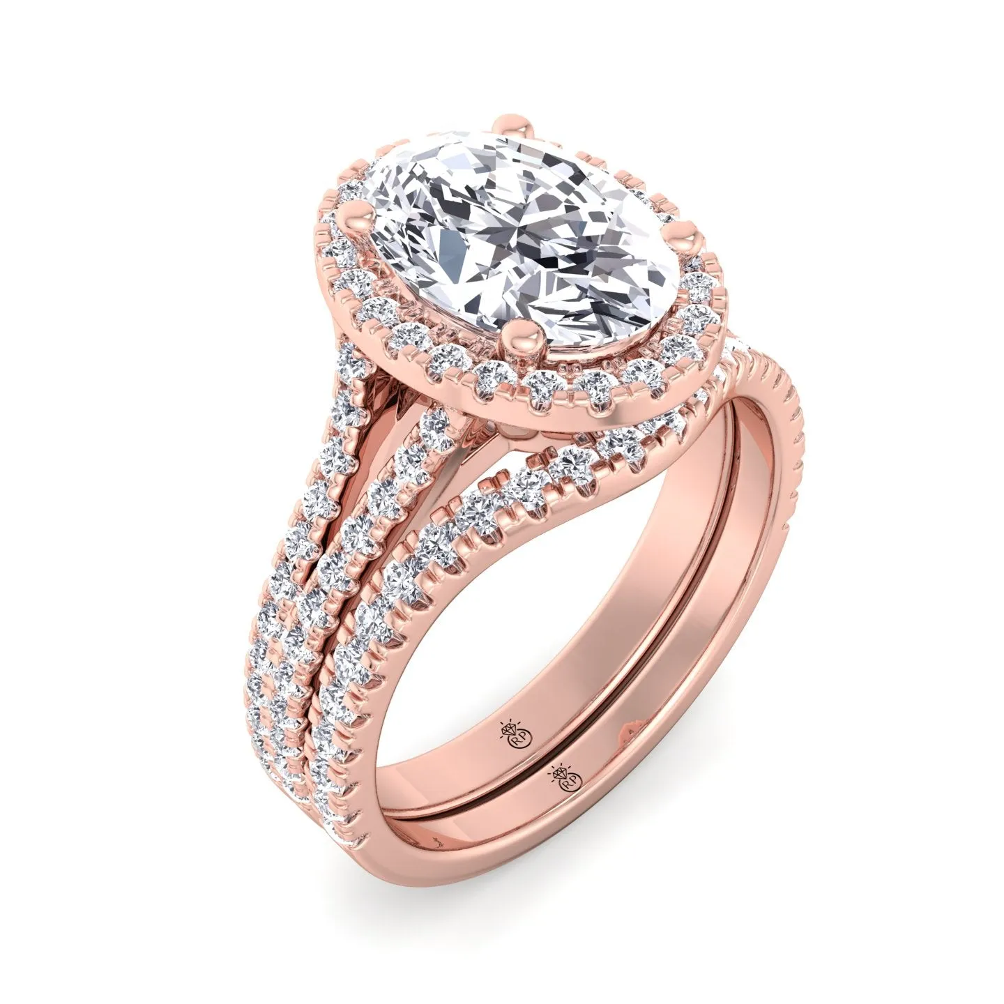 Corsica - Pave Wedding Band with Curve (0.34 CT)