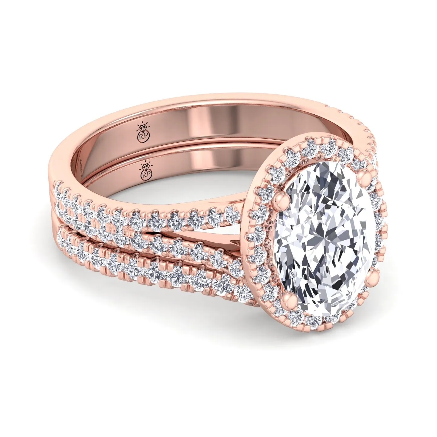 Corsica - Pave Wedding Band with Curve (0.34 CT)