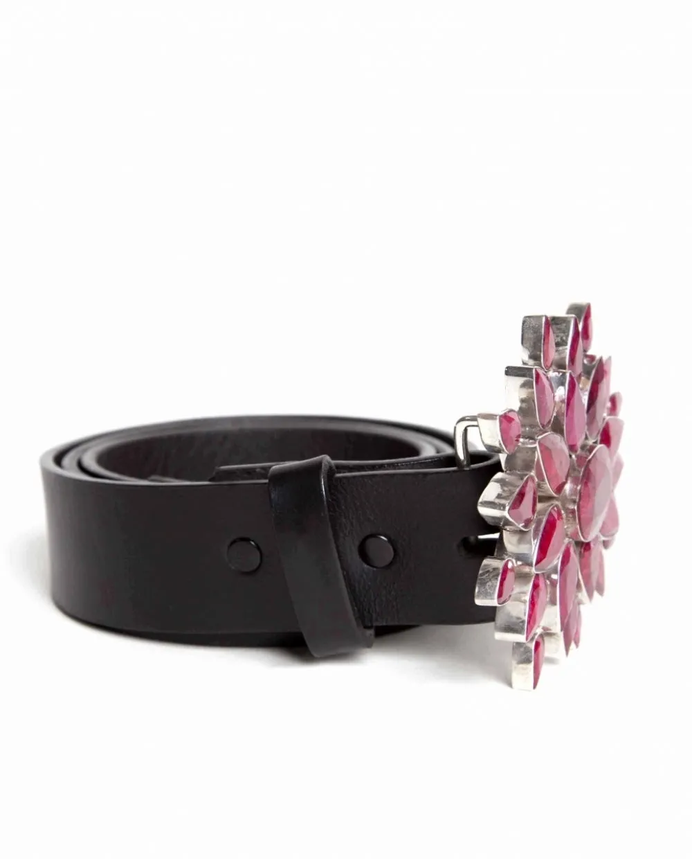 CRIMSON RUBY BELT BUCKLE
