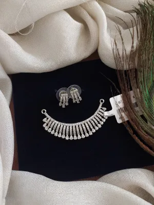 CZ classic Mangal Sutra Pendant Set