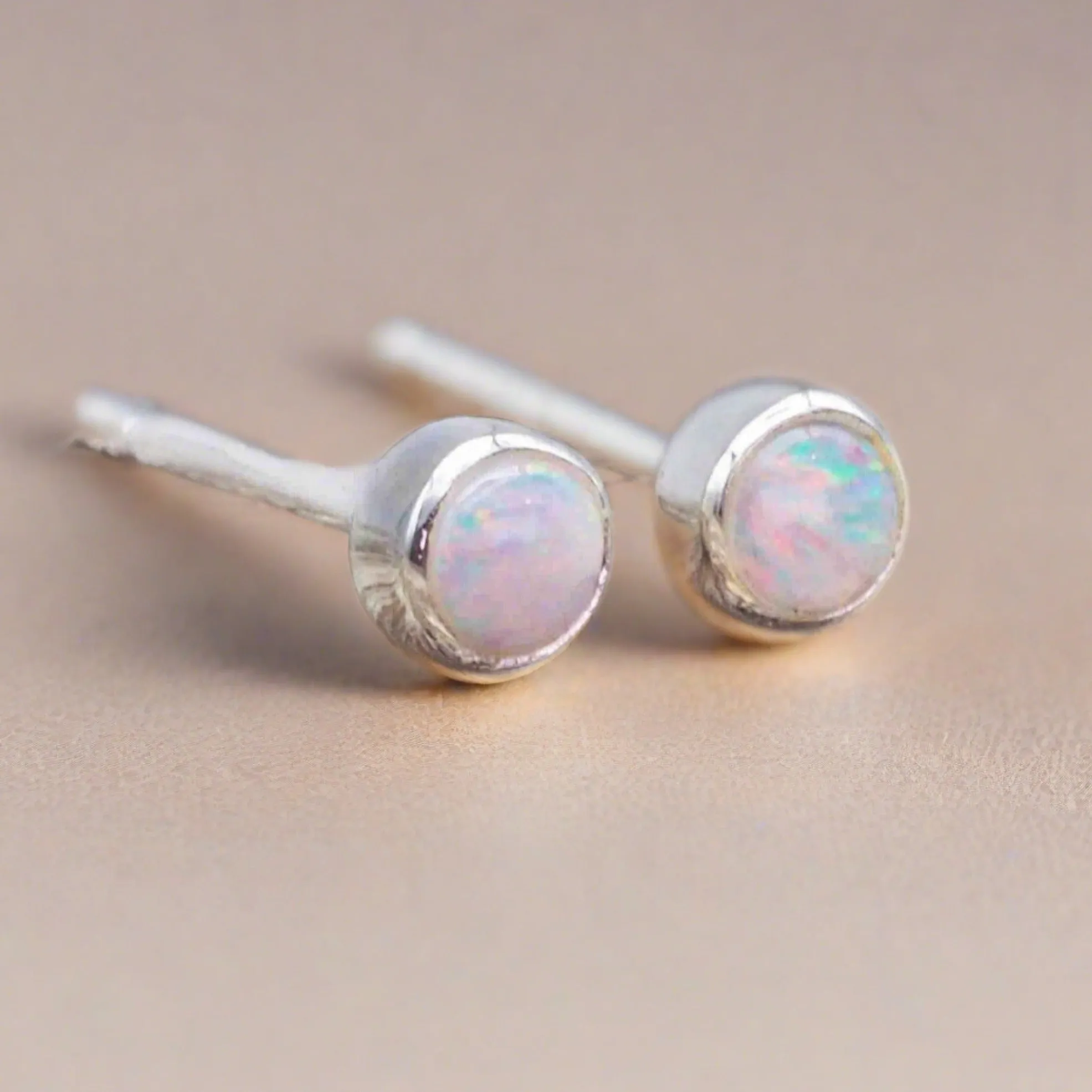 Dainty Australian Opal Earrings