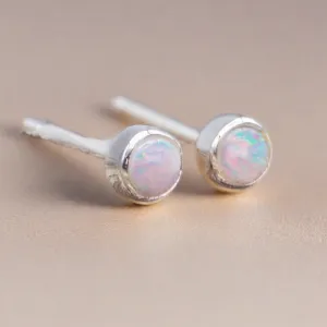 Dainty Australian Opal Earrings