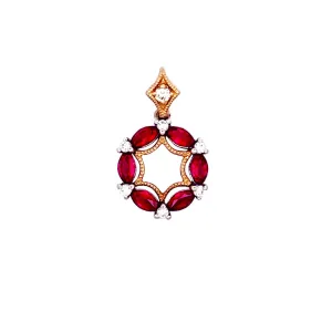 Diamond and Ruby Pendant