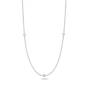 Diamond Jewellery 9ct White Gold Diamond Necklace ND101W