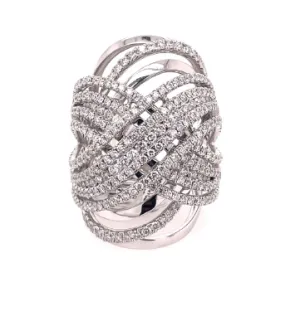 Diamond Weave Ring