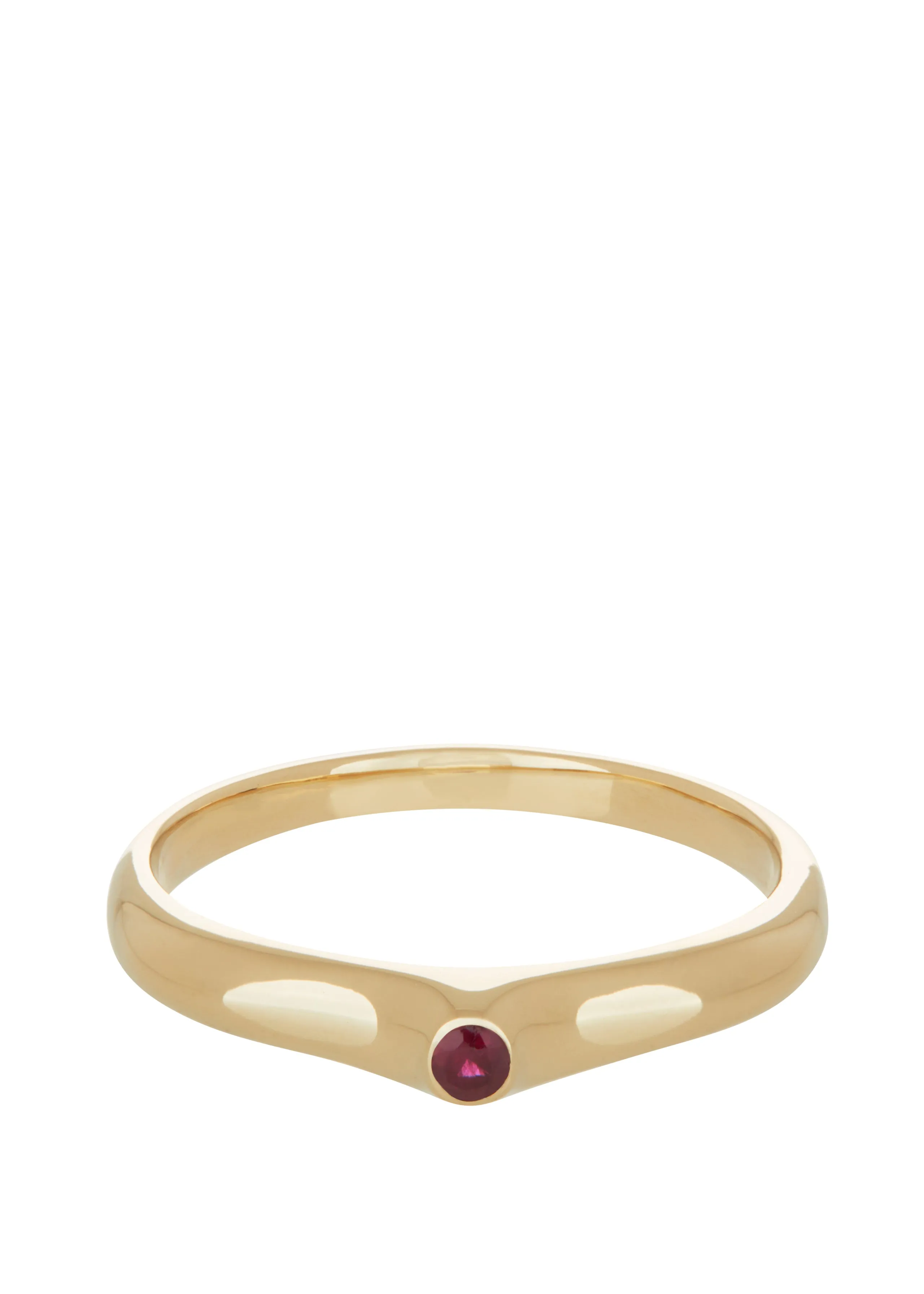 Dulce Ring - Faceted Ruby