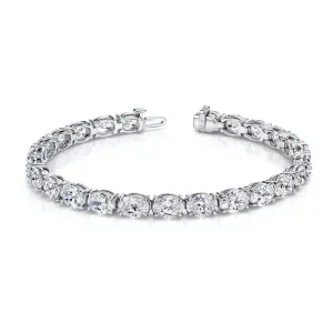 East-West Oval Diamond Bracelet