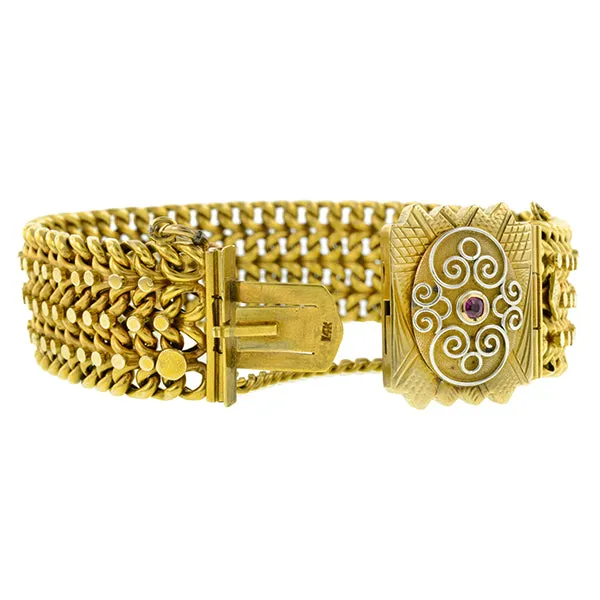 Edwardian Woven Link Bracelet