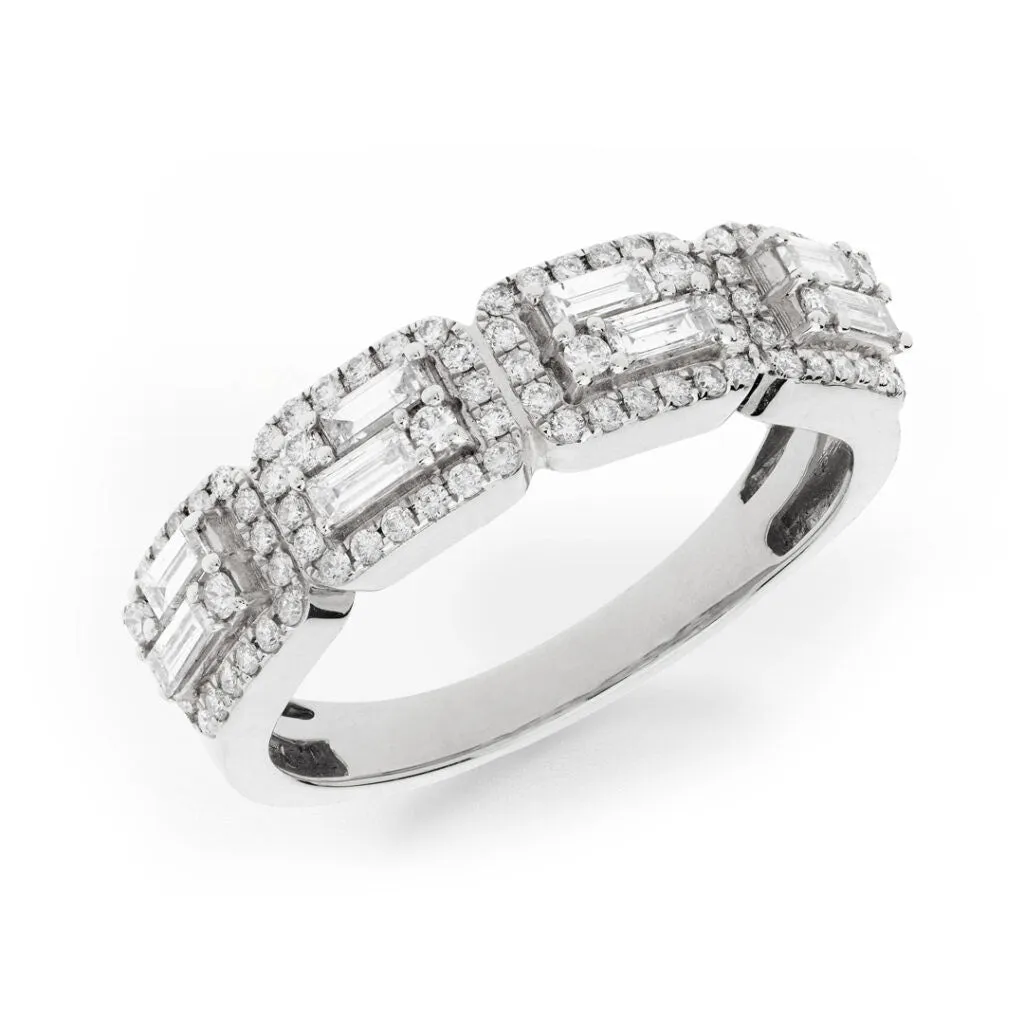 Emerald Cut Diamond Ring