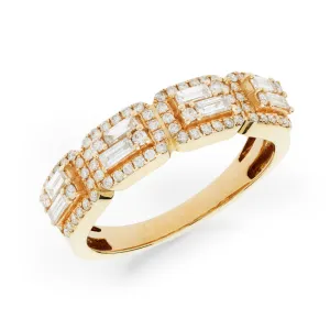 Emerald Cut Diamond Ring