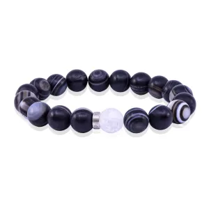 EXCLUSIVELY NINA AGATE STRETCH BRACELET