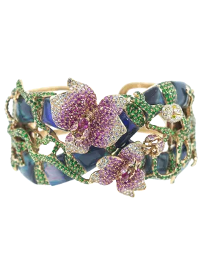 Flower Cuff Bracelet