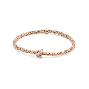 FOPE - FLEX’IT Bracelet with Diamonds – PRIMA COLLECTION  Rose Gold