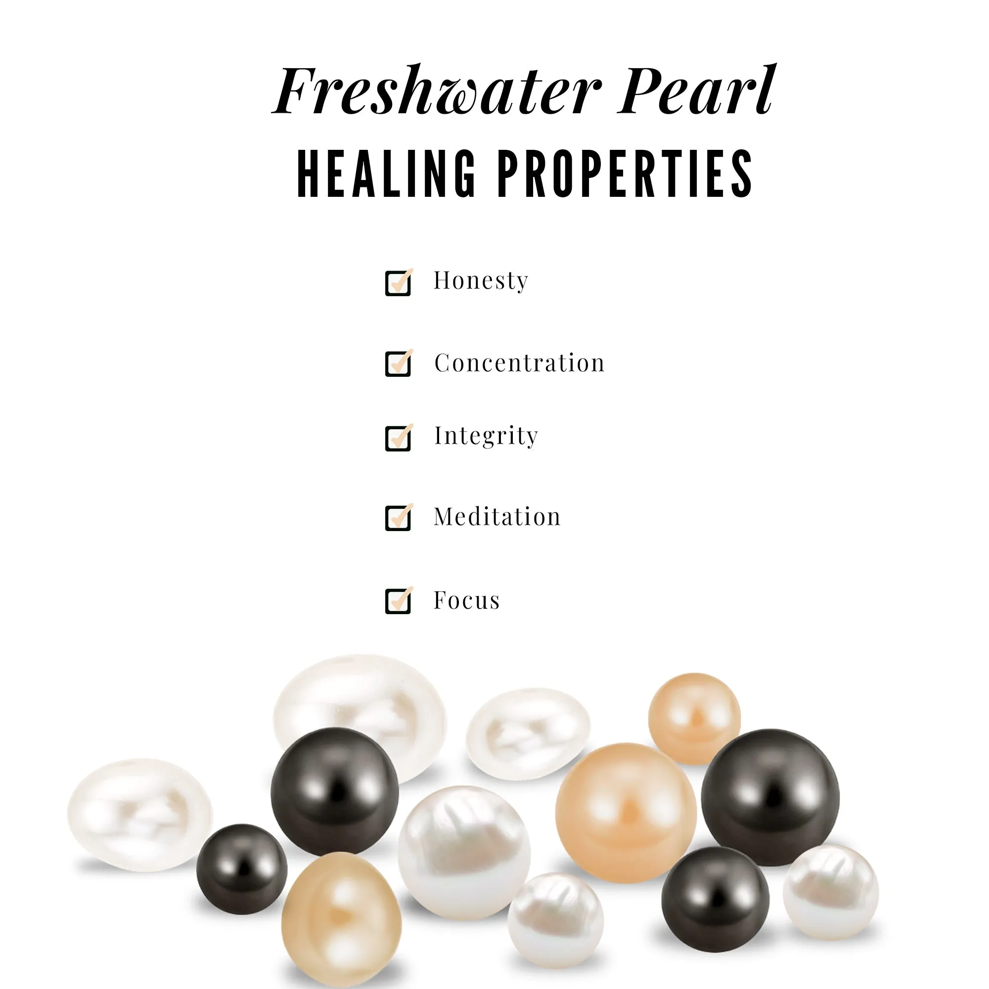 Freshwater Pearl Engagement Ring with Diamond Side Stones