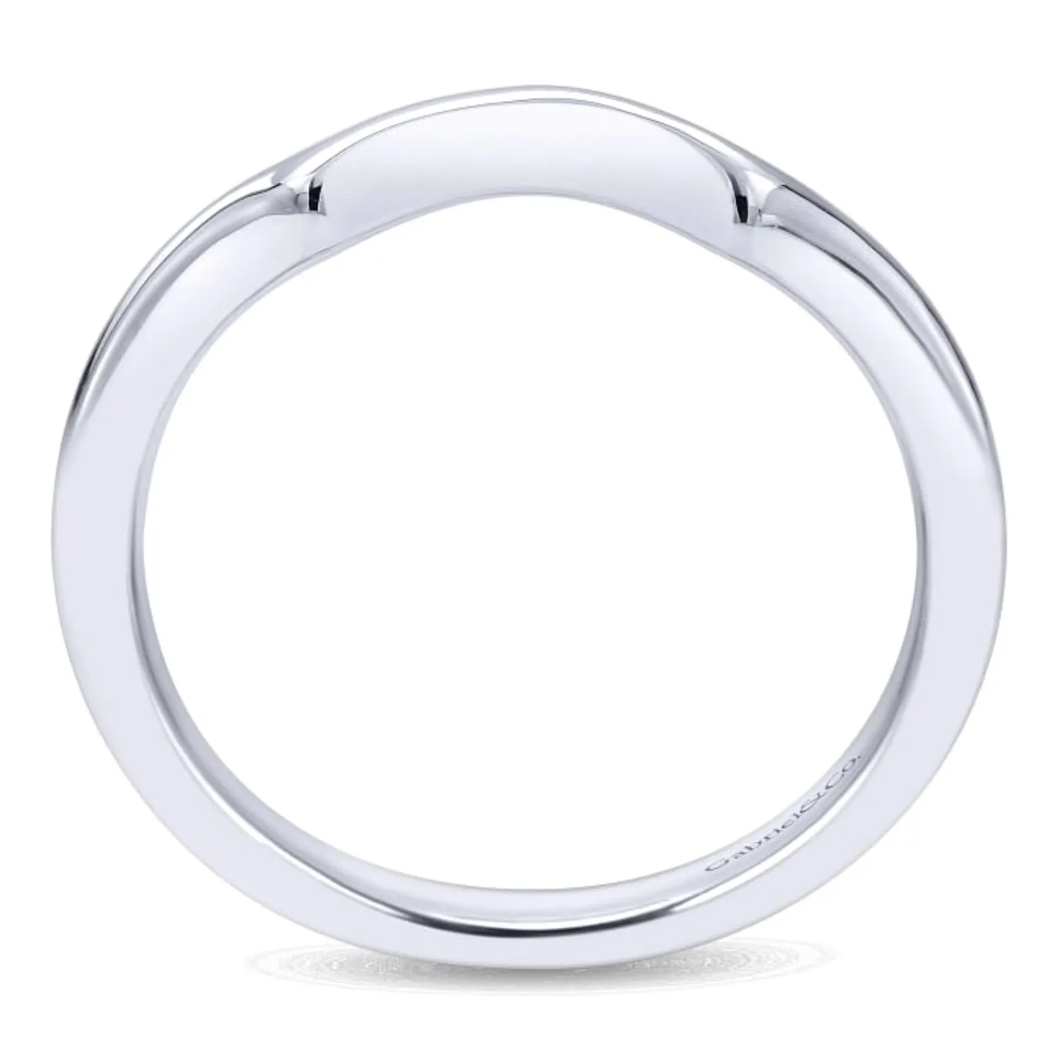 Gabriel & Co. "Skylar" High Polish Wedding Ring