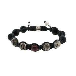 Granite And Ruby Bracelet