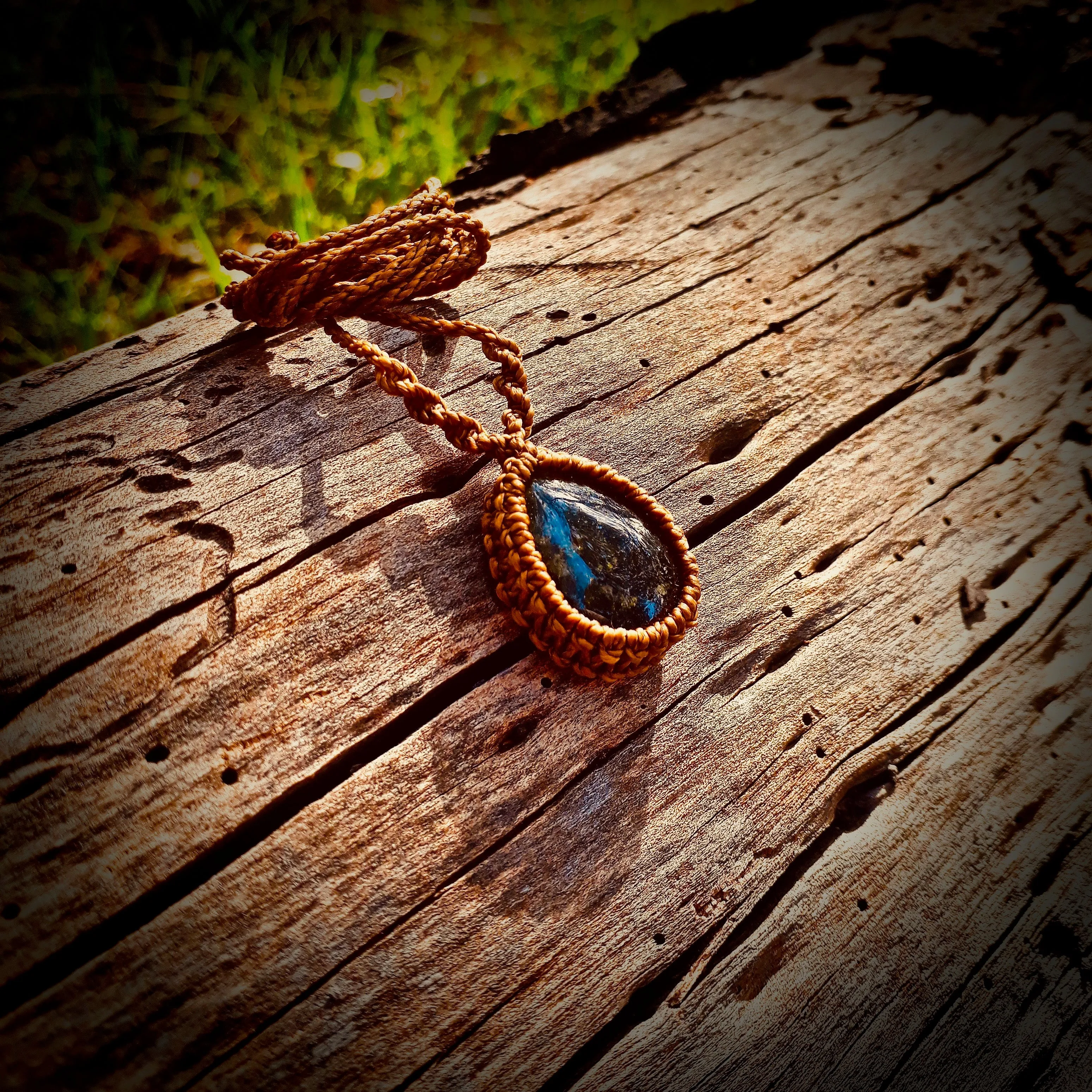 Green tourmaline necklace