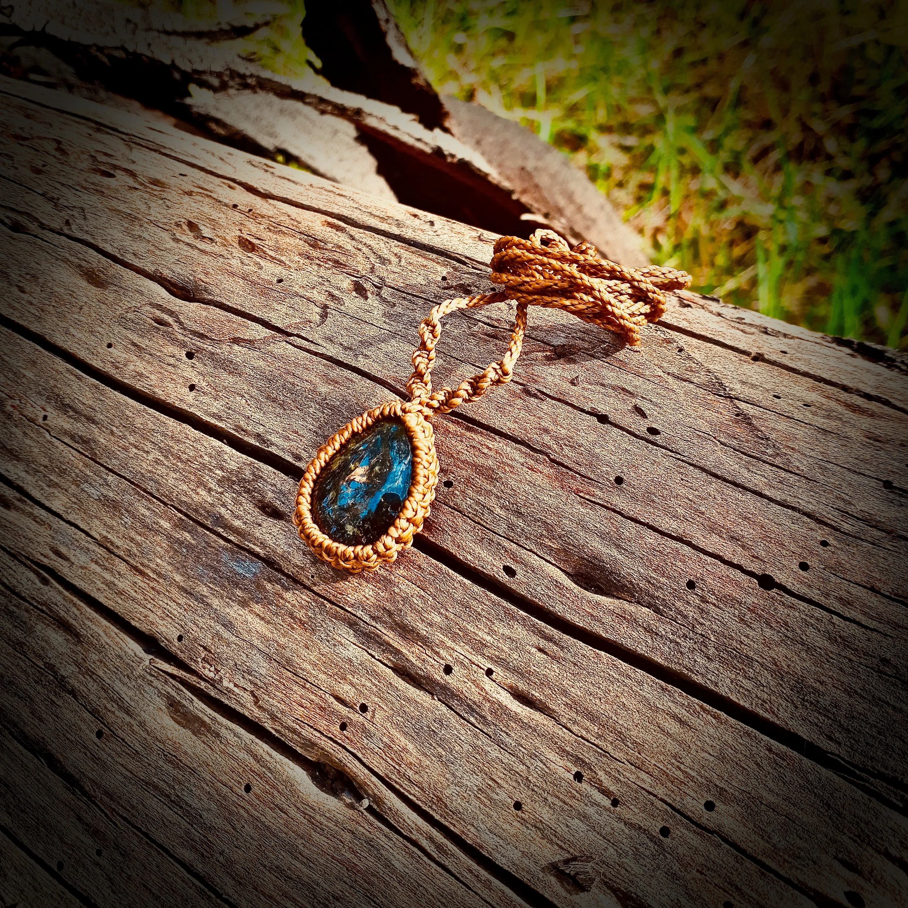 Green tourmaline necklace