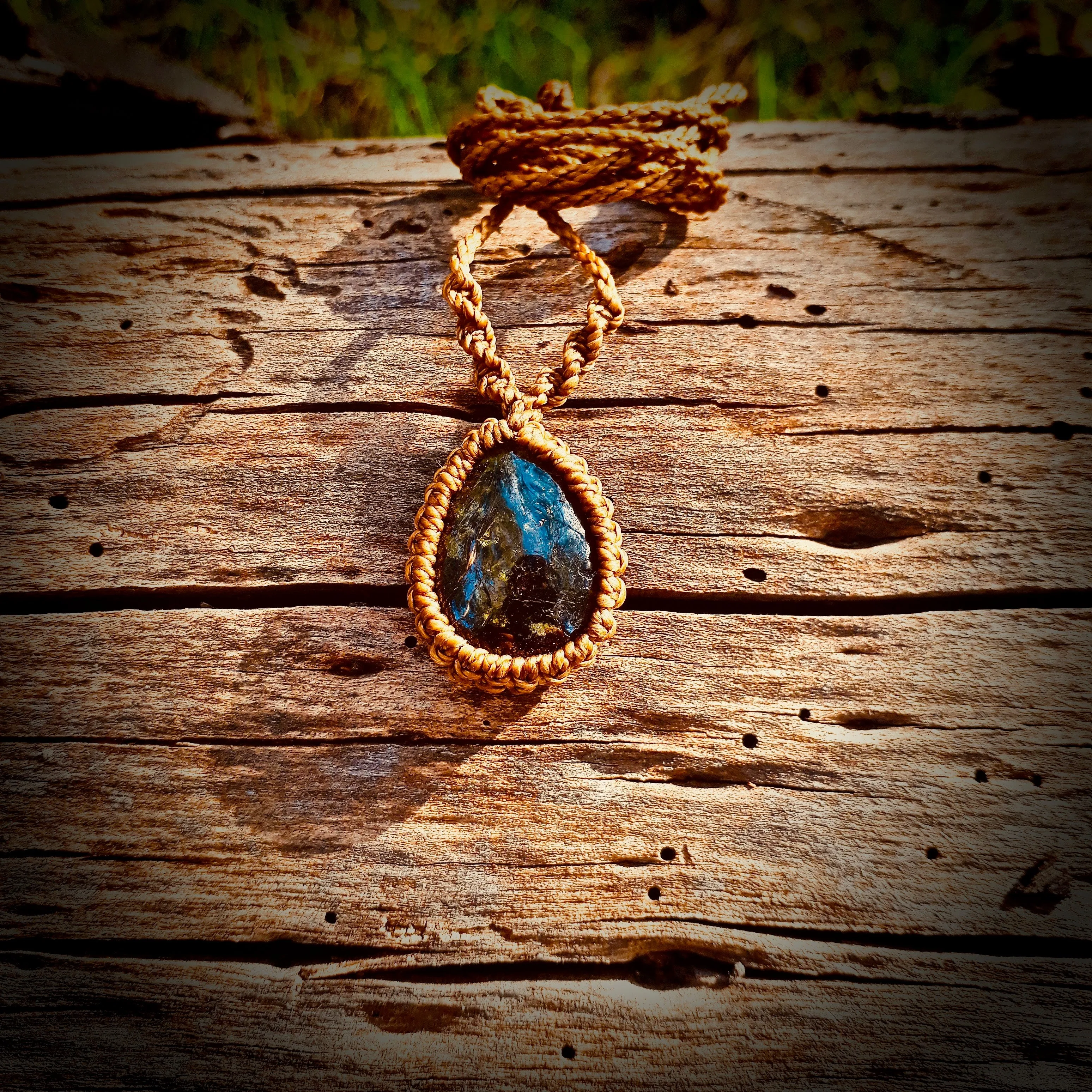 Green tourmaline necklace