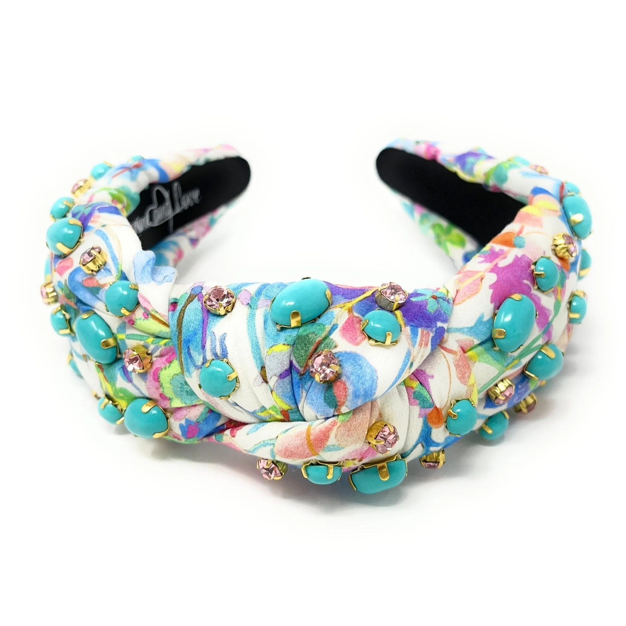 Hand Sewn Dilara Jeweled Knot Headband