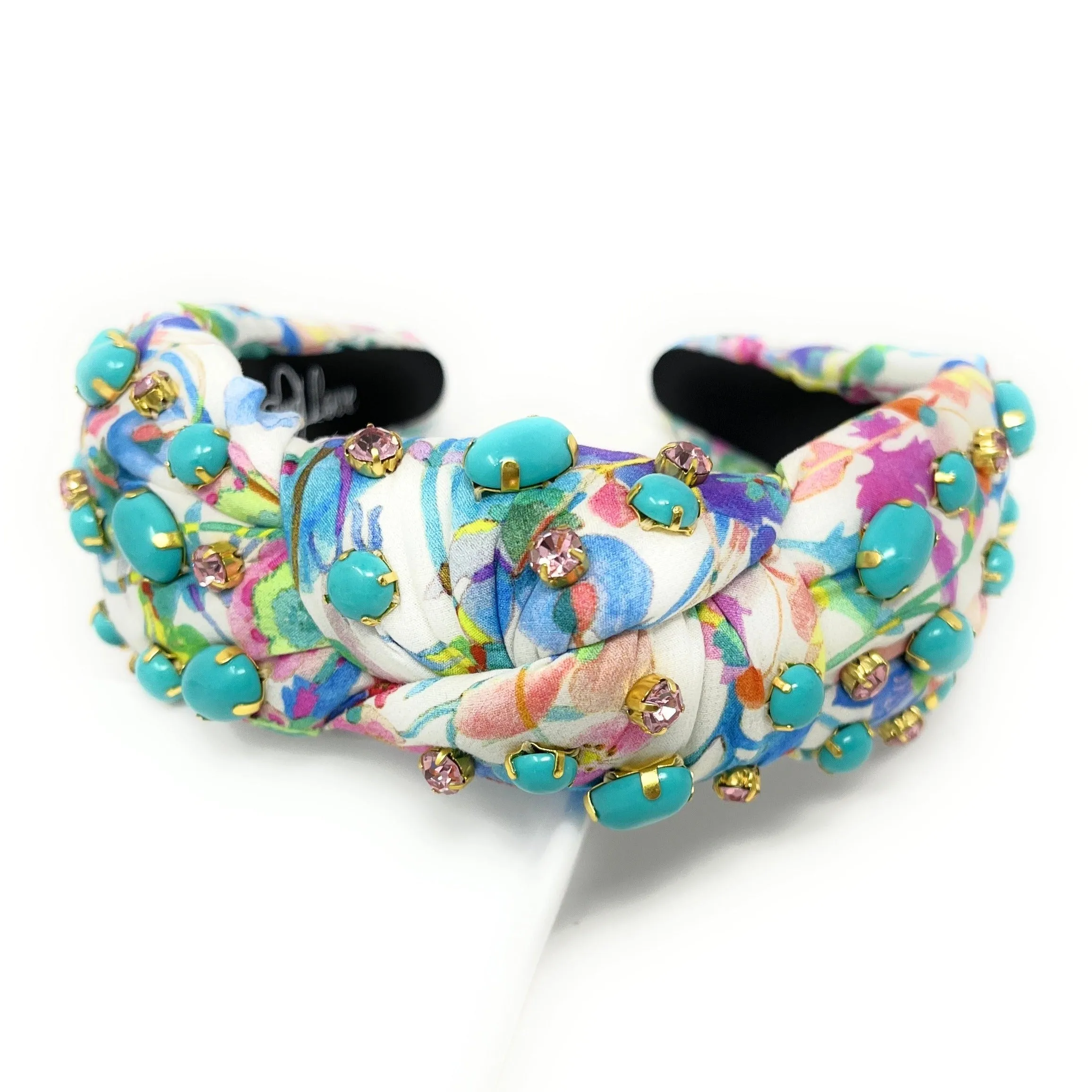 Hand Sewn Dilara Jeweled Knot Headband
