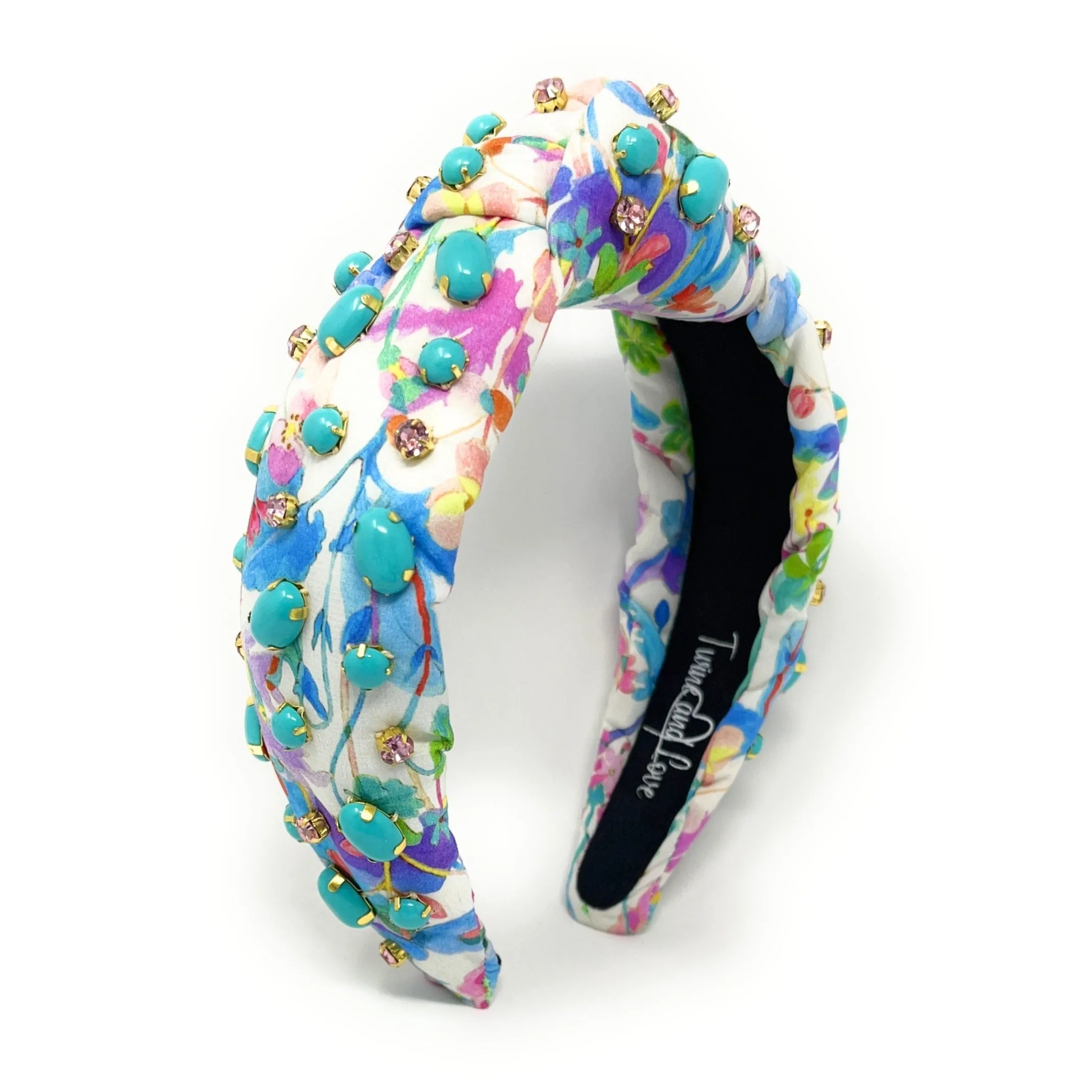 Hand Sewn Dilara Jeweled Knot Headband