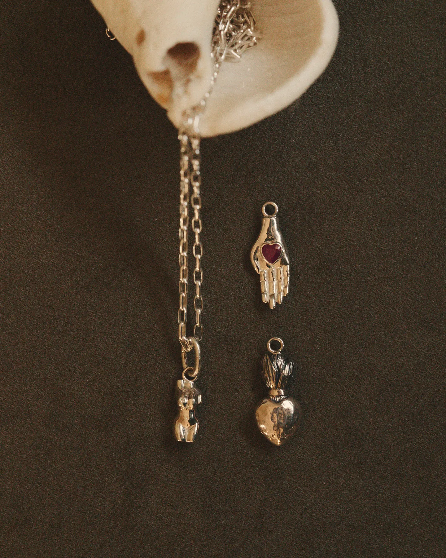 Heart in Hand Charm