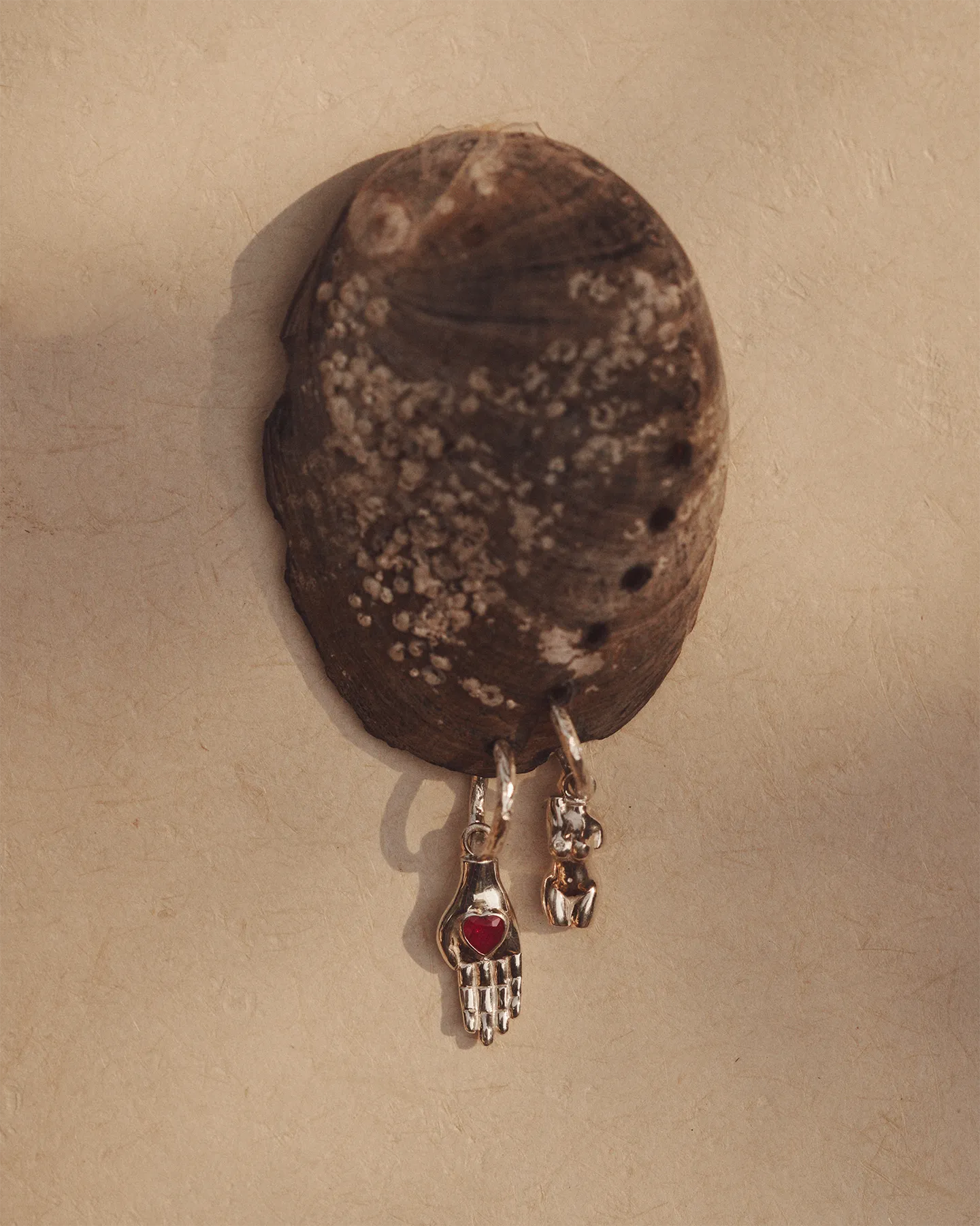 Heart in Hand Charm