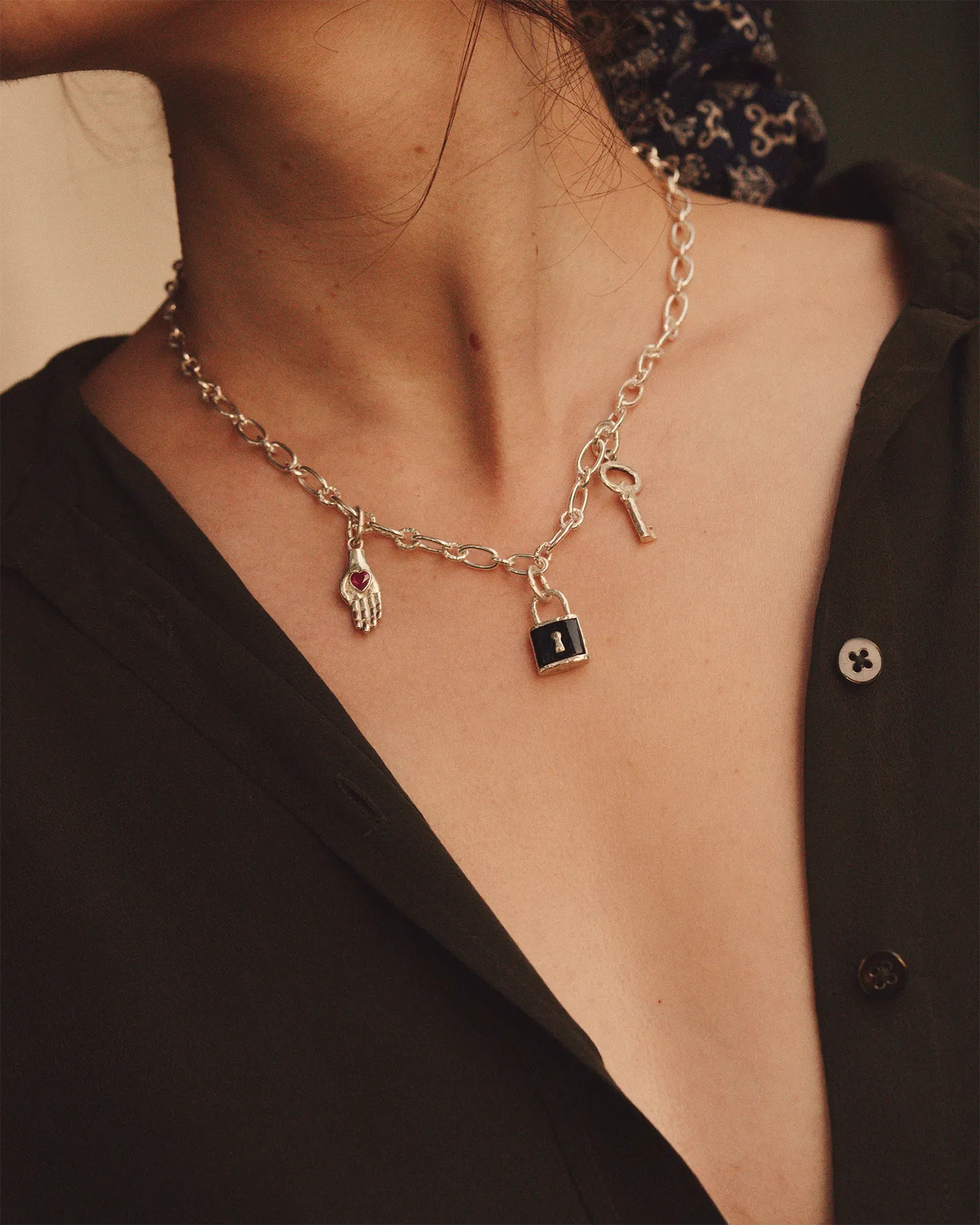 Heart in Hand Charm